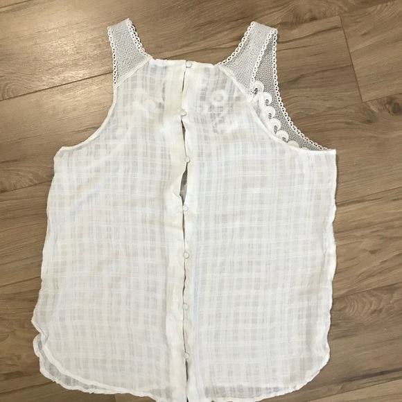 Dex size small white sleeveless top - Picture 3 of 4